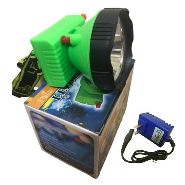 ไฟฉายคาดหัวสามยิ้ม LED หลอดไฟสว่างกว้าง ทนทาน กันน้ำได้ หรี่ไฟได้ สำหรับไฟตัดยาง ไฟดำน้ำ ไฟส่องสัตว์ - รูปที่ 2