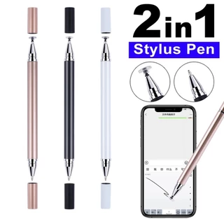 2 In 1 Stylus สมาร์ทดินสอวาดป ปากกาทัชสกรีน ปากกาสไตลัสสำหรับโทรศัพท์มือถือ ปากกาสไตลัสแบบมีความจุ หัวดิสก์