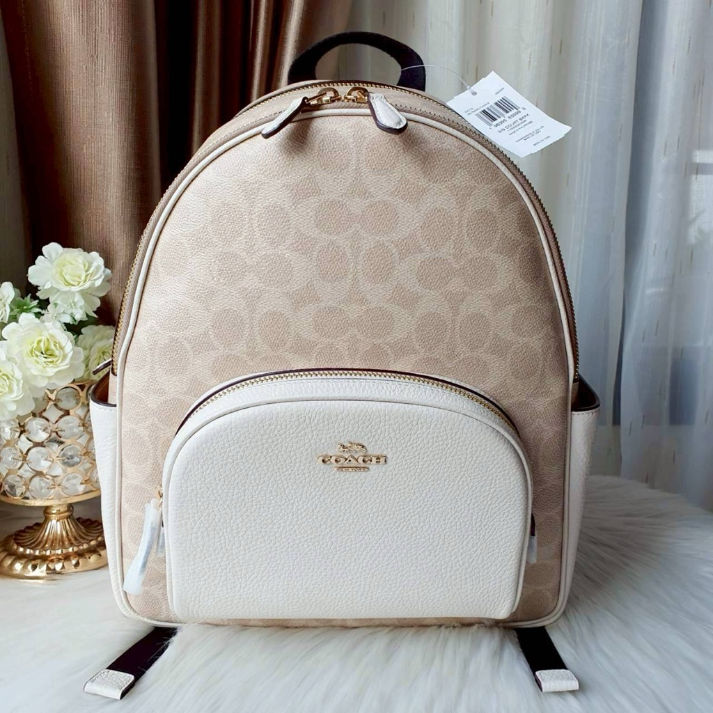 COACH CAA72 COURT BACKPACK WITH CHERRY