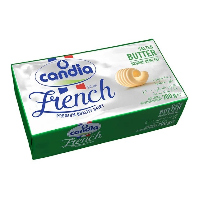 Candia ตราแคนเดีย เนยเค็มชนิดก้อน 200ก. จัดส่งแบบ express delivery ได้รับของภายในวัน