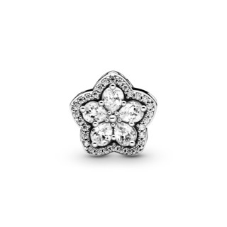 (ของแท้💯 พร้อมส่ง🔥) Pandora Sparkling Snowflake Pave Charm แ…