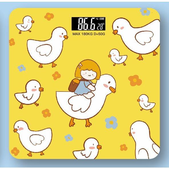 เครื่องชั่งน้ำหนัก ดิจิตอล กระจกใส LCD รองรับน้ำหนักสูงสุด 180KG มีให้เลือกหลายสี - รูปที่ 4