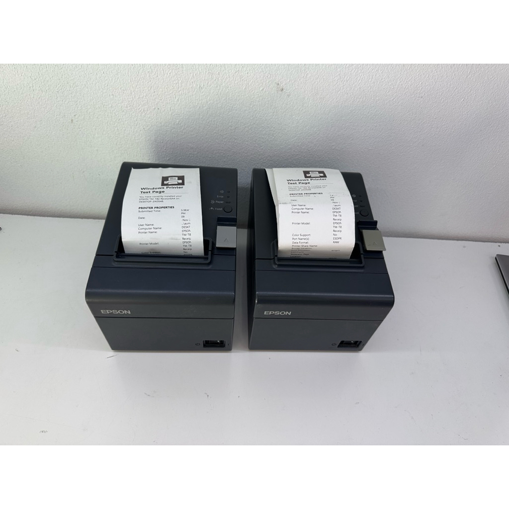 เครื่องปริ้นสลิป EPSON PRINTER TM-t82 มือสอง สายครบ