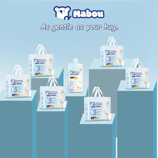 【ส่งจากกรุงเทพฯ ถึงไว】Mabou แพมเพิส ผ้าอ้อมเด็ก NB-4XL Baby Diaper Pant นุ่มและระบายอากาศได้ดี ผ้าอ้อมเด็ก COD
