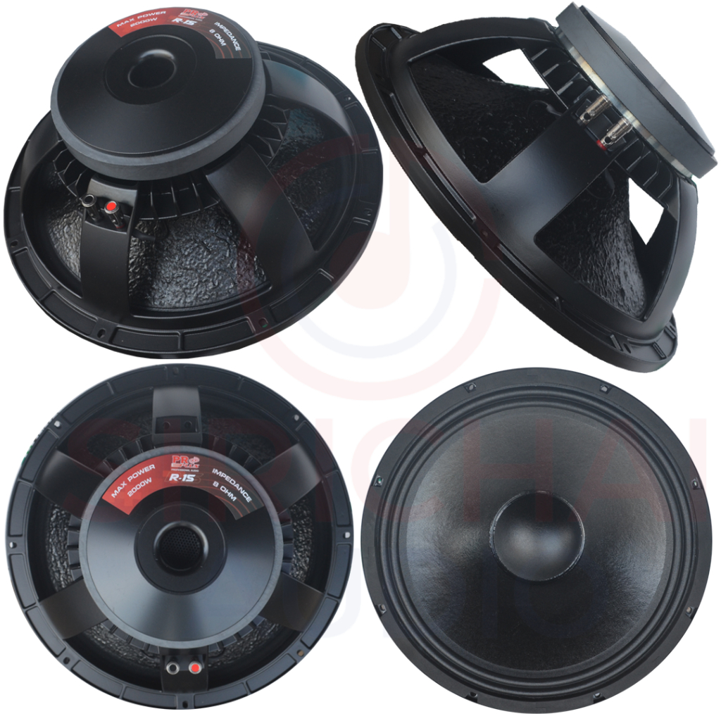 ดอกลำโพง15นิ้ว PROPLUS รุ่น R15 โครงหล่อ วอยส์3นิ้ว 2000วัตต์