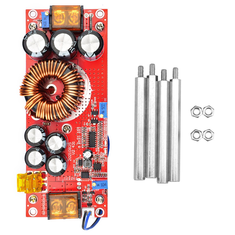 Airepair โมดูลสเต็ปอัพBoost 1200W/1800W ปรับแรงดัน10-90V รูปที่ 5