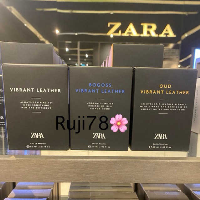 🕵🏽‍♂️น้ำหอมผู้ชาย ZARA VIBRANT LEATHER vs Bogoss 60 หรือ 100 ml
