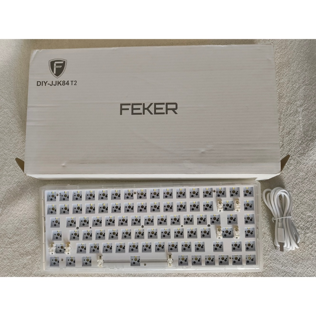 [มือสอง] คีย์บอร์ด Feker JJK84 T2 Custom Keyboard มี 3 โหมด *ส่งฟรี