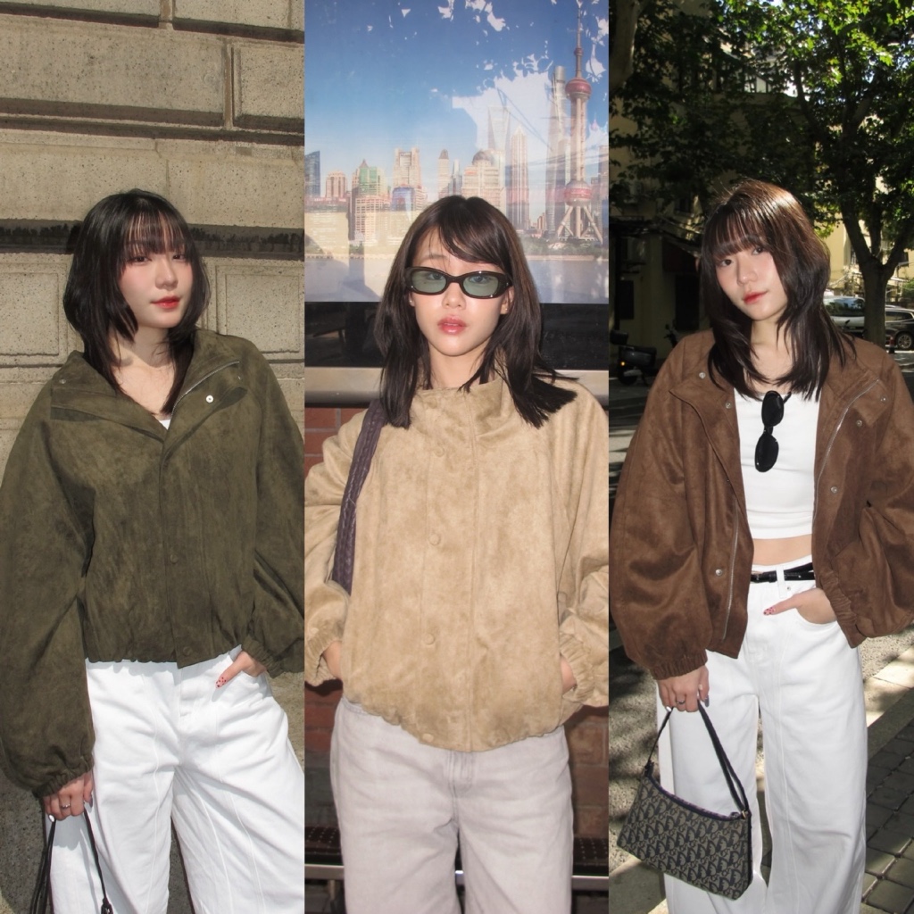 MALIMAYS – Luca Suede Jacket เสื้อแจ็กเก็ตหนังกลับ จั๊มปลาย