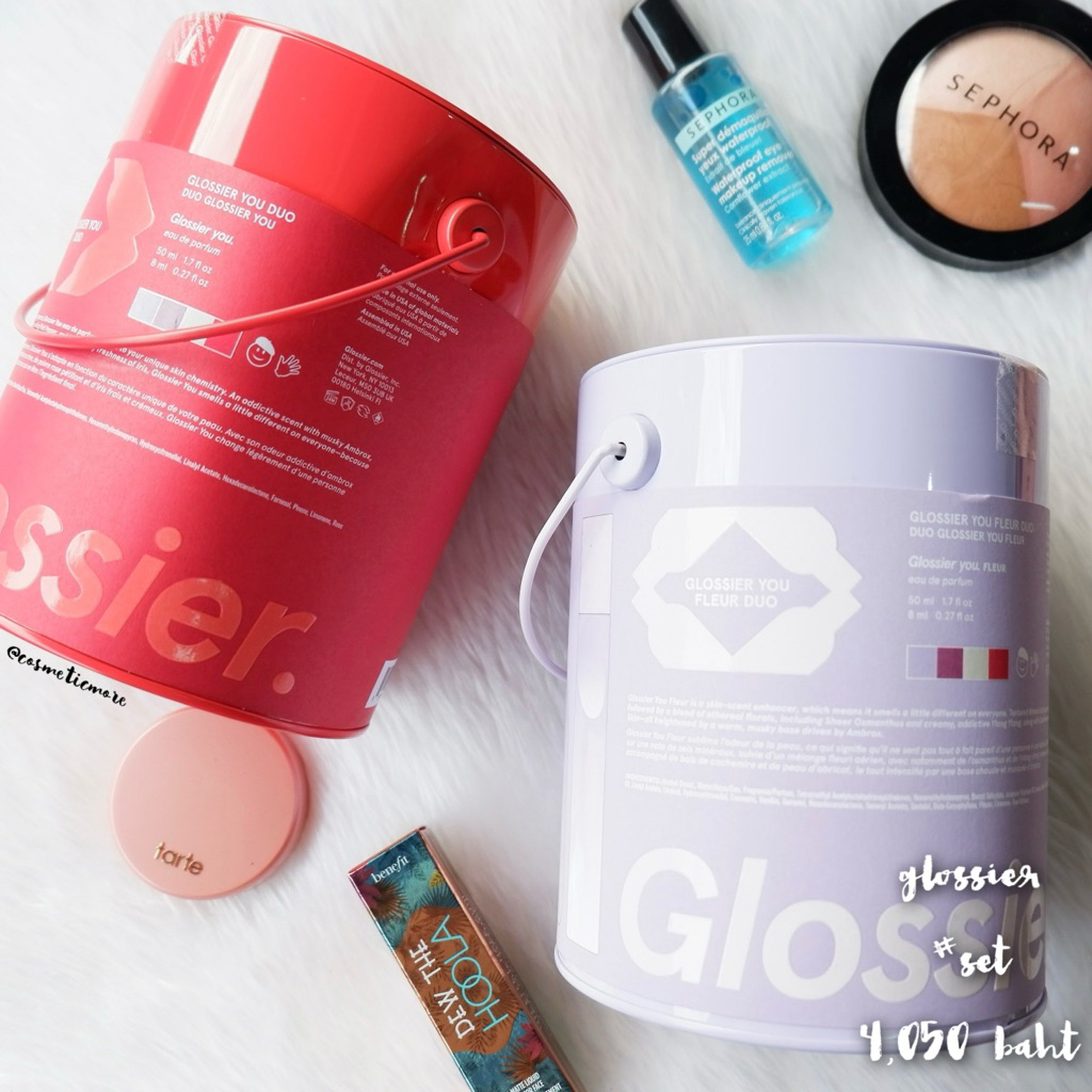 พร้อมส่ง! ❤️ glossier you/fleur duo perfume gift set 50ml+8ml