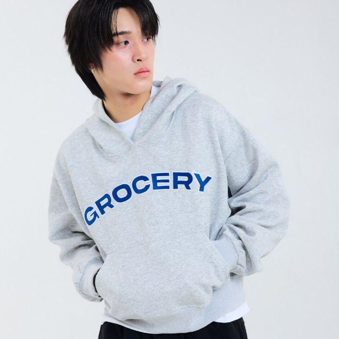 SO.ON : Grocery Club Sweater เสื้อสเวตเตอร์ รุ่น Fill Basket Hoodie — صورة 7