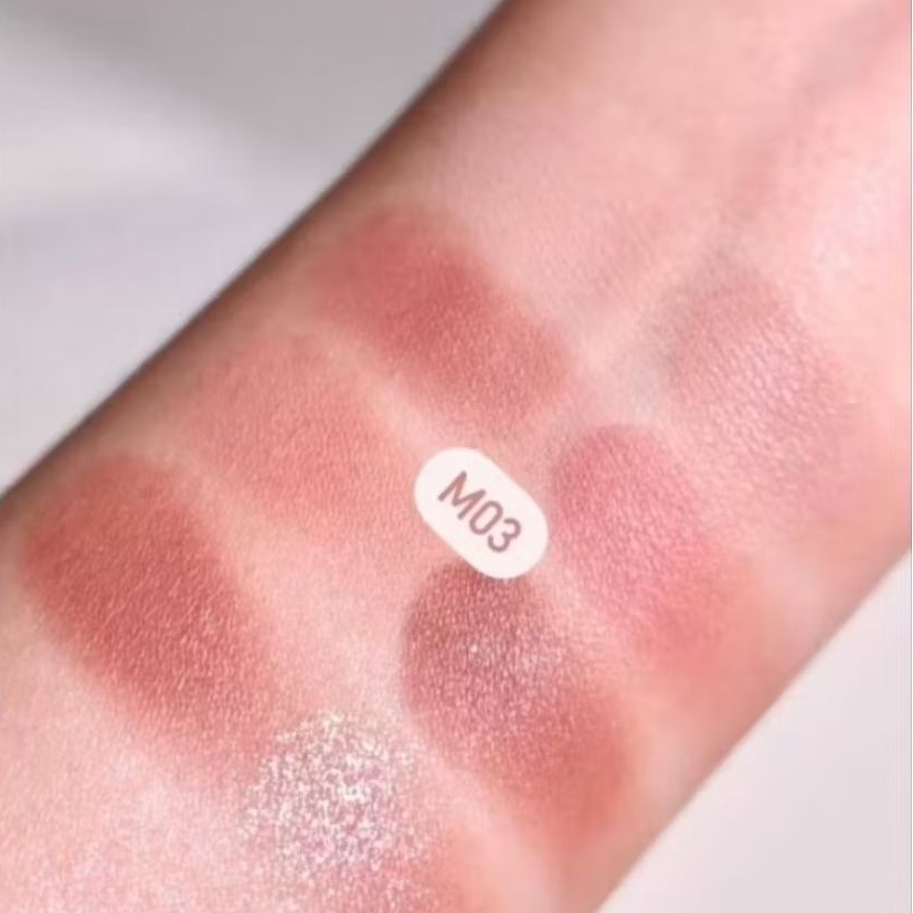 Canmake Petit Palette Eyes ซึ่งมีทั้งแบบเนื้อแมตต์และเนื้อกลิตเตอร์ (ของแท้​ พร้อมส่ง) - รูปที่ 5