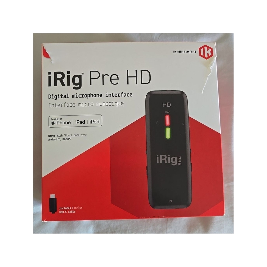 Irig Pre HD digital microphone interface