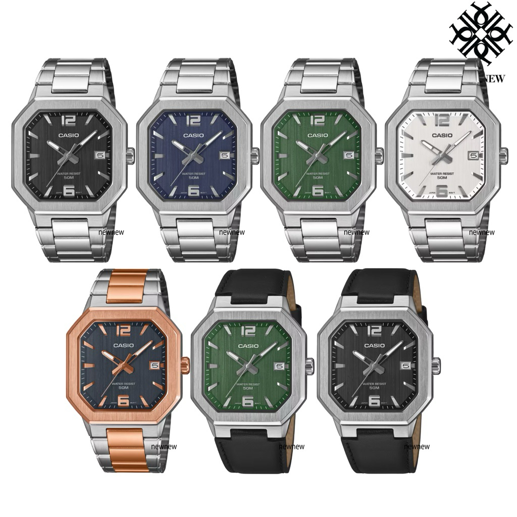 CASIO นาฬิกาข้อมือรุ่น MTP-B195 MTP-B195D-1A MTP-B195D-7A MTP-B195D-2AV ของแท้ประกันศูนย์ 1ปี
