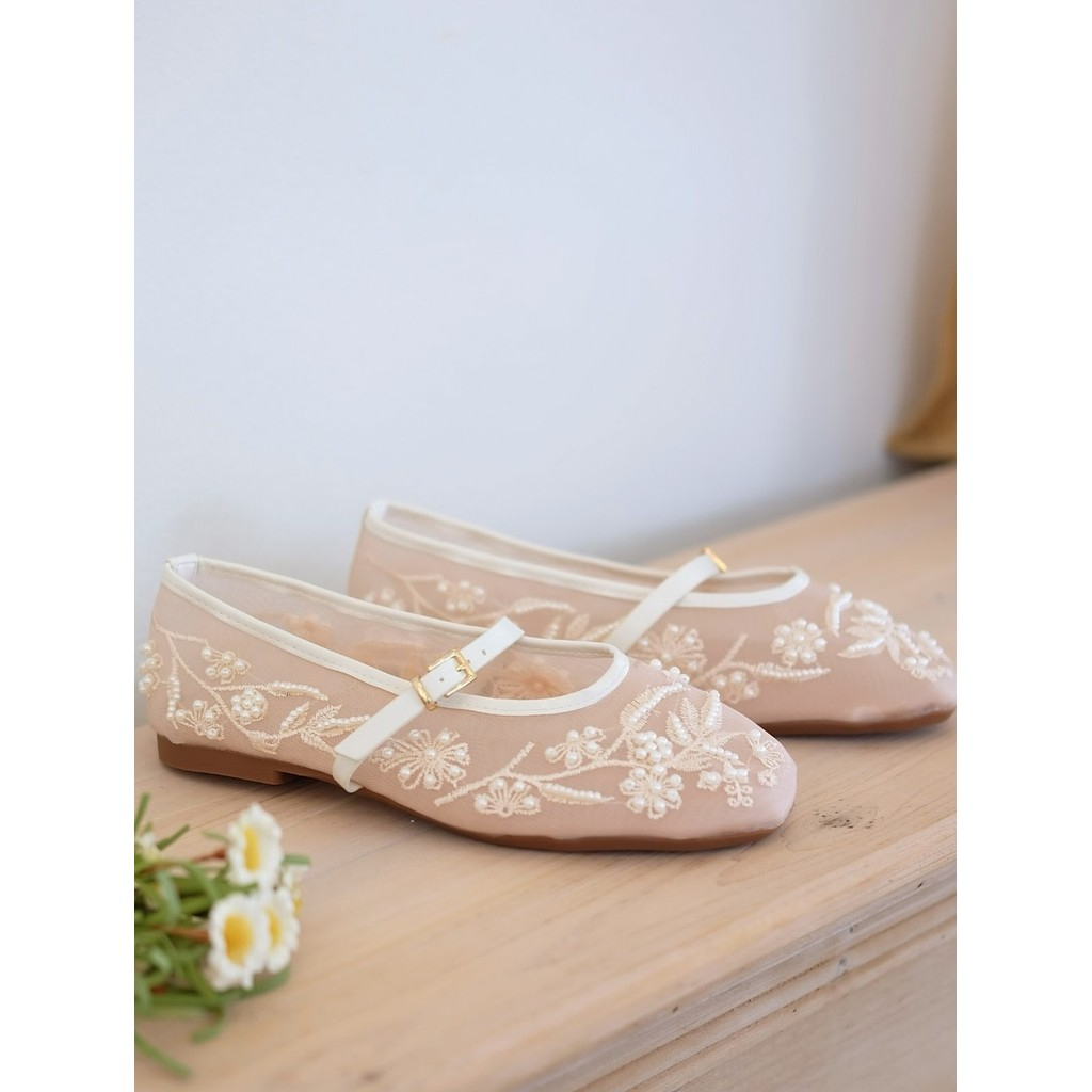 รองเท้าแตะสตรี แบนนุ่มสวมใส่สบาย ระบายอากาศดี น้ำหนักเบา ใส่เดินทั้งวันไม่เมื่อย ใหม่ล่าสุด - รูปที่ 4