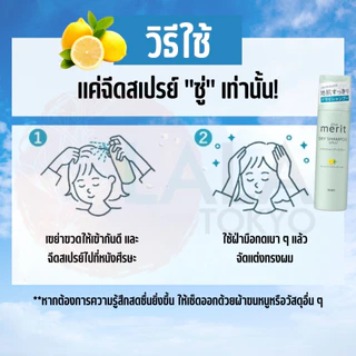 แชมพูสระผมแห้ง แบบแผ่นทิชชู่เปียก ดรายแชมพู Kao Merit DAY+ Dry Shampoo