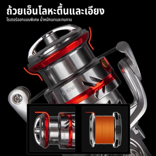 รอกตกปลาอลูมิเนียม รอกตกปลา รอกคุณภาพ OER1500-3500 น้ําหนักเบา 12 กก. 9+1BB รอกสปิน ตกปลา อุปกรณ์