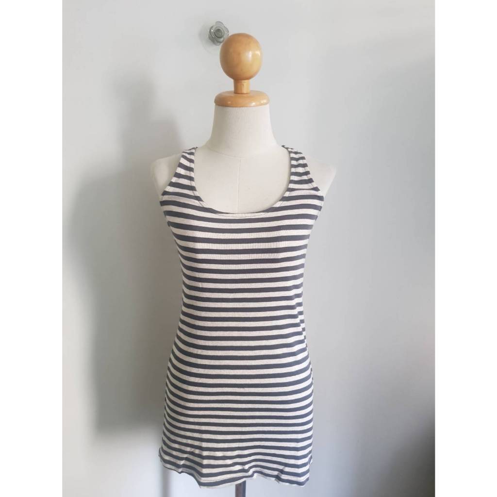 เสื้อกล้ามตัวยาวผ้าคอตตอน moussy F 30*28*32*30