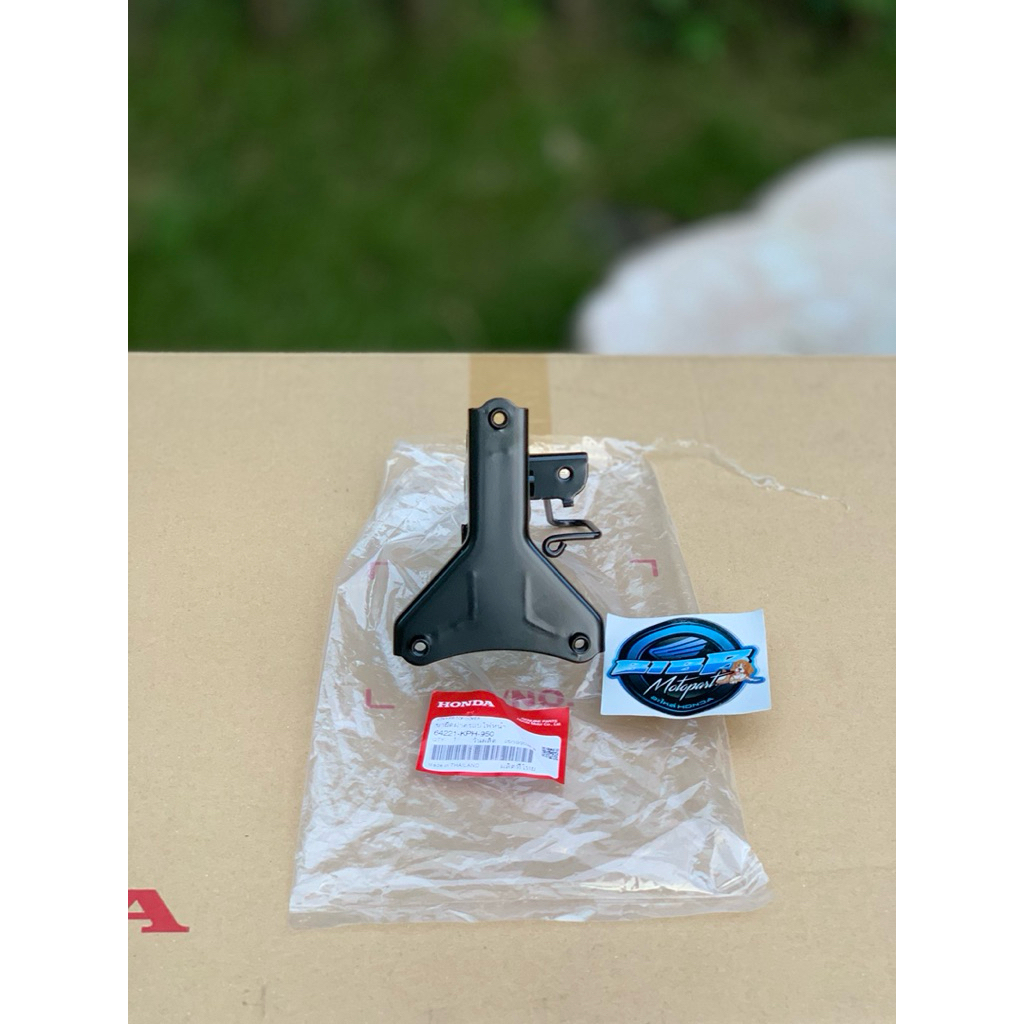 เหล็กยึดตะกร้า/เหล็กยึดบังแตร เวฟ125Sหัวเถิก-หัวแหลม/เวฟ125R/เวฟ125i(หัวฉีดตัวแรก) ❤️แท้เบิกศูนย์ฮอนด้า100%🩷