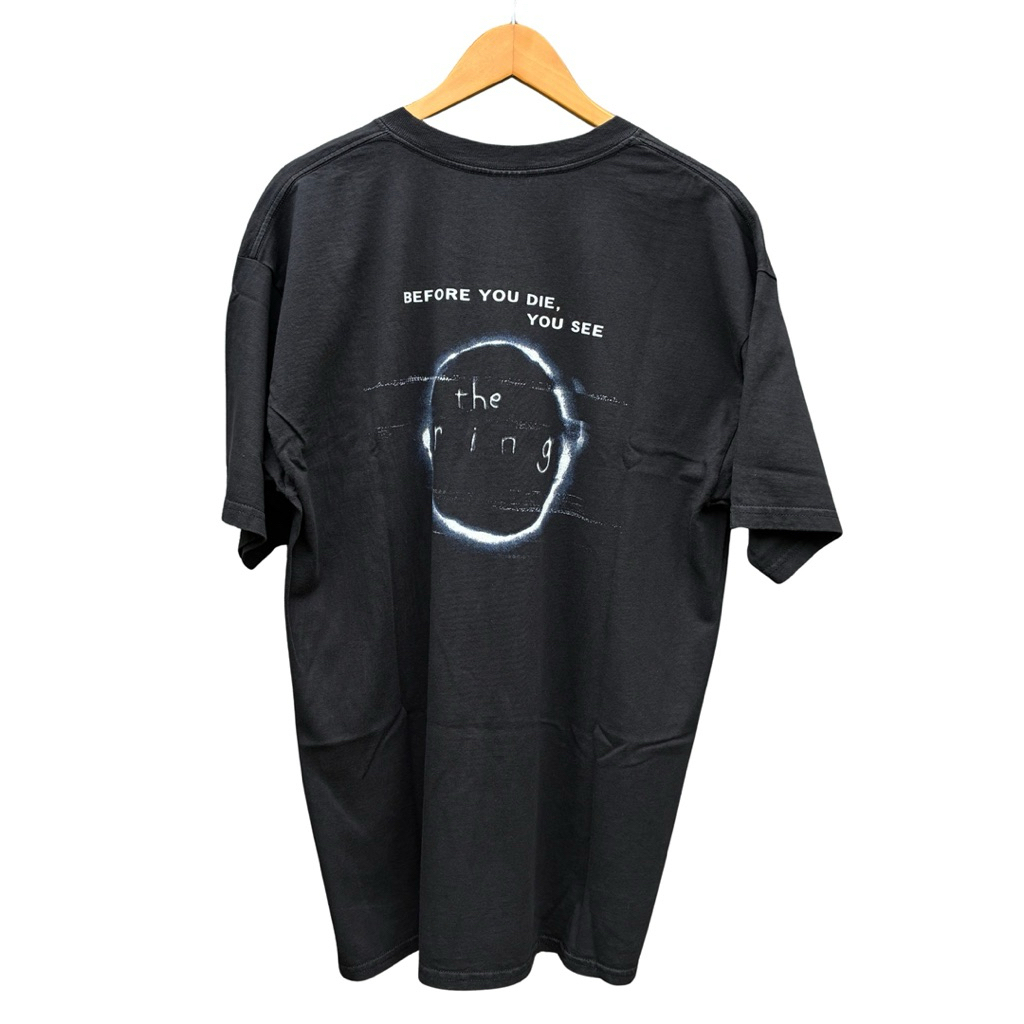 เสื้อยืดวินเทจ y2k The Ring Movie Promo T-Shirt DreamWorks Horror Film