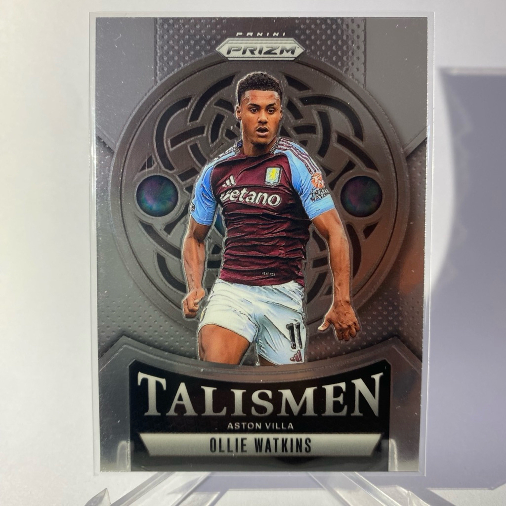 รวมการ์ดนักฟุตบอลสำหรับสะสม OLLIE WATKINS, TALISMEN, ASTON VILLA, PANINI PRIZM 2025