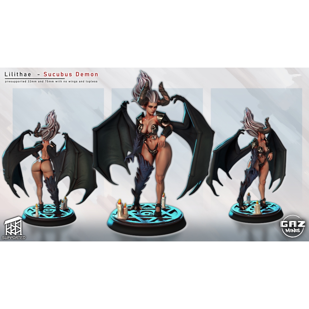 Lilithae Demon - 32/75mm Miniatures