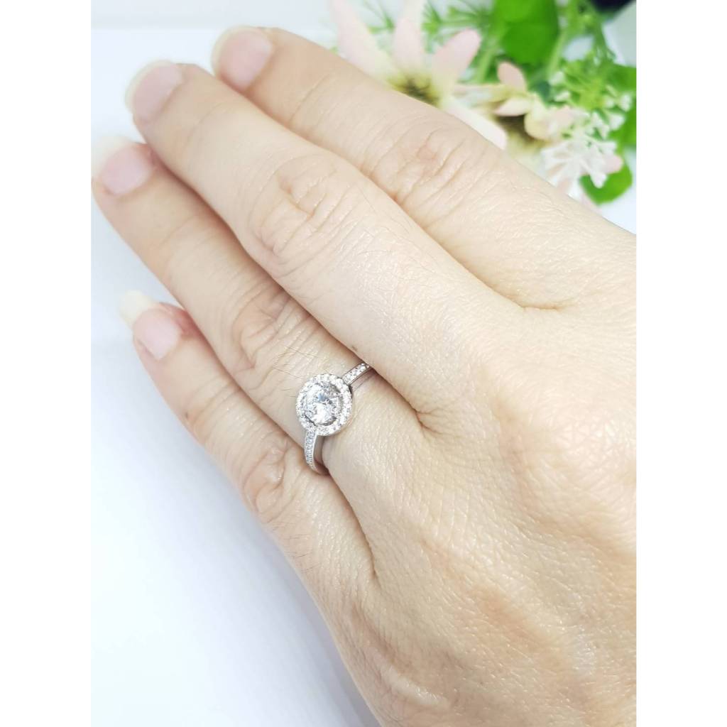 Memorine Jewelry خاتم فضة 925 بالزركون السويسري — صورة 5