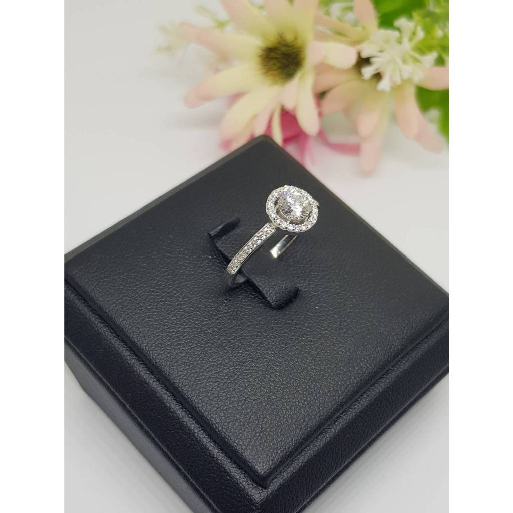 Memorine Jewelry خاتم فضة 925 بالزركون السويسري — صورة 3