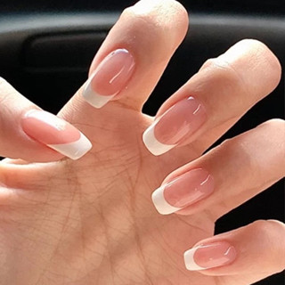 🇹🇭ร้านไทย🇹🇭 เล็บปลอม สไตล์โมเดิร์น ใช้งานง่าย 24 ชิ้น พร้อมส…