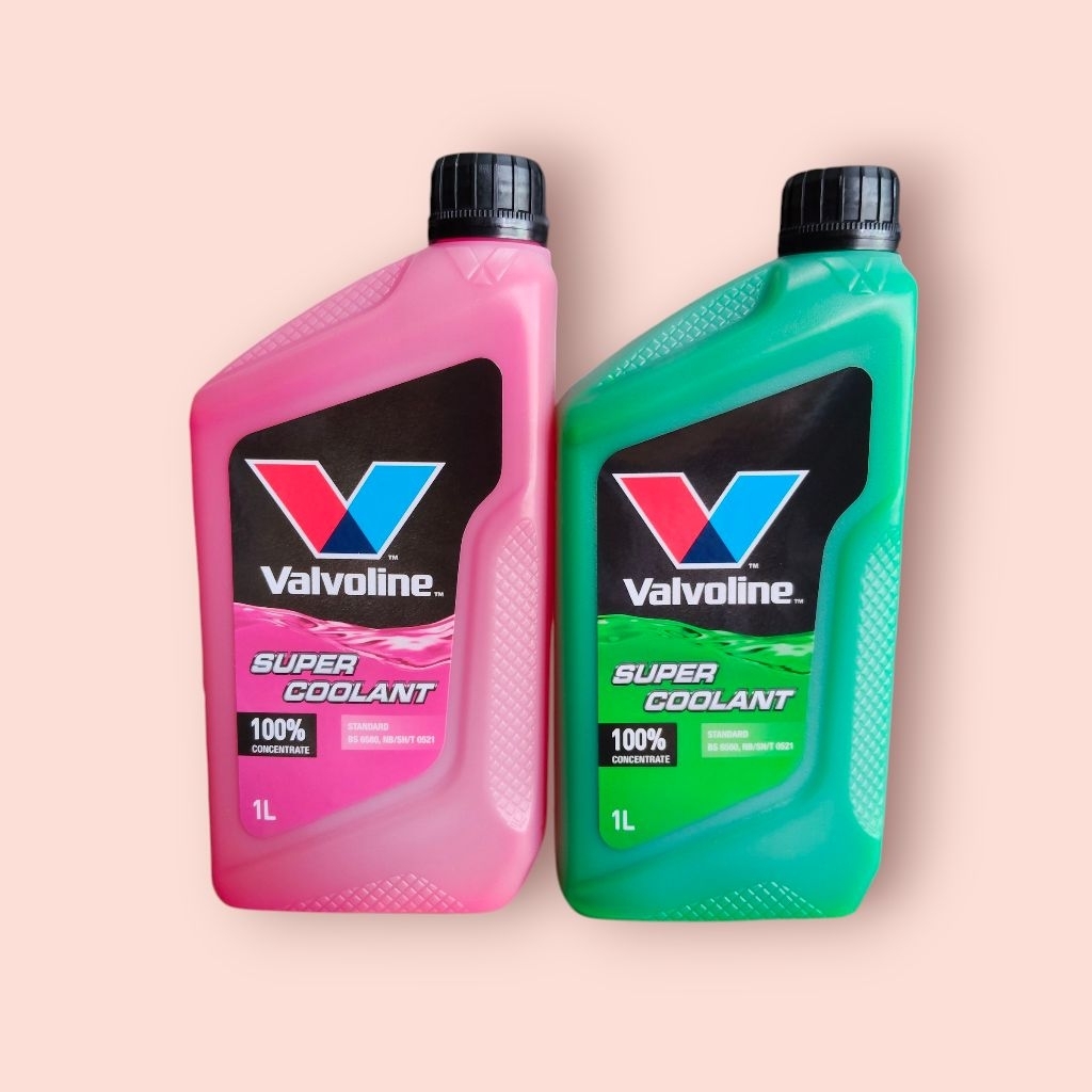 Valvoline Coolant น้ำยาหล่อเย็น วาโวลีน น้ำยาหม้อน้ำ สีเขียว สีชมพู ขนาด 1 ลิตร