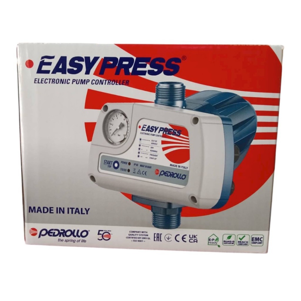 PEDROLLO EASYPRESS   Pressure Guage 2.2 bar ชุดควบคุมแรงดันน้ำ ของแท้จากอิตาลี