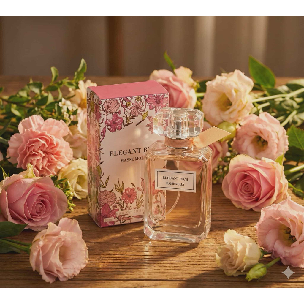 น้ำหอม กลิ่นหอมแพงหรูหรา Masse molly Eau de Toilette Elegant Rich 50ml.🇯🇵