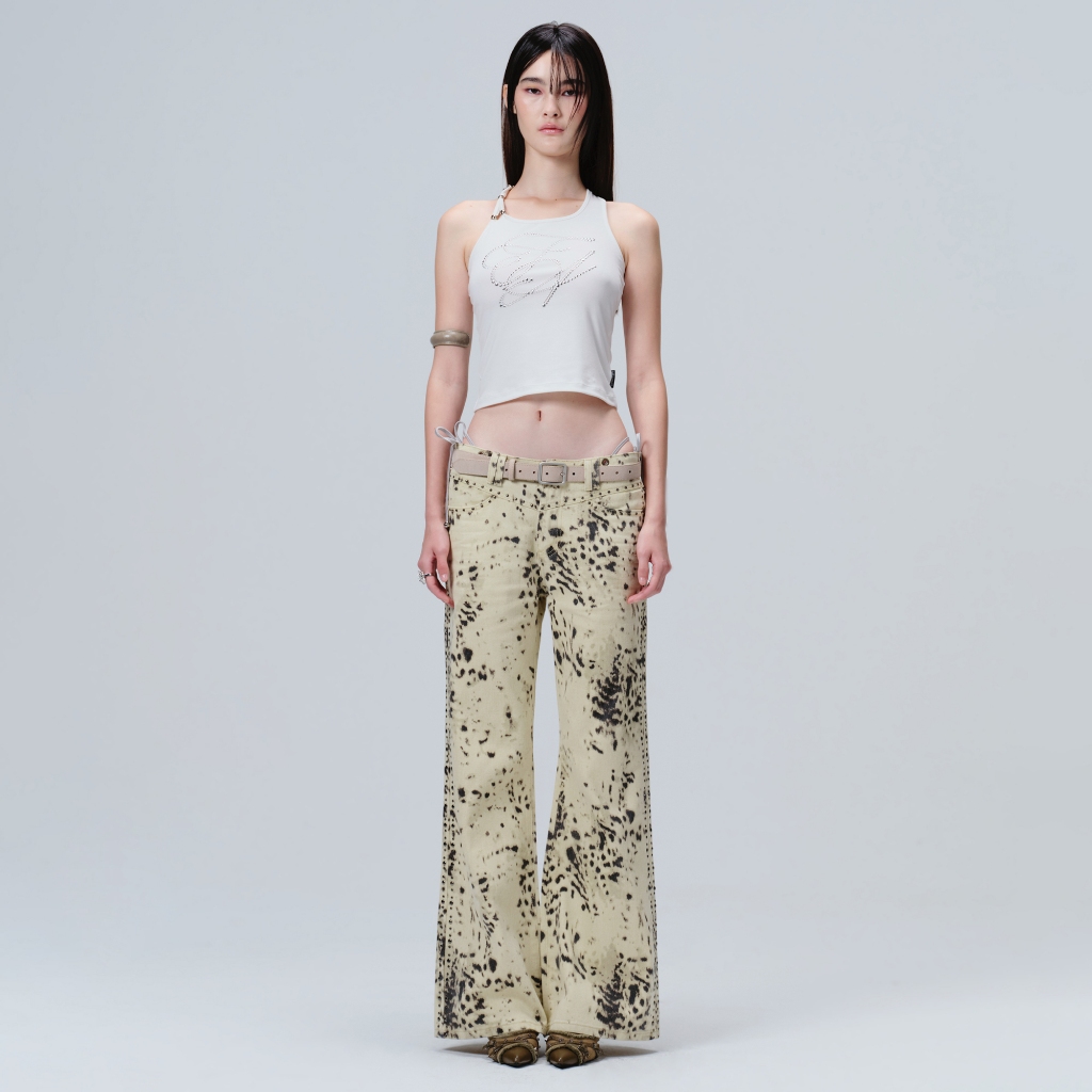 fallen angels ANIMAL BOOTCUT PANTS