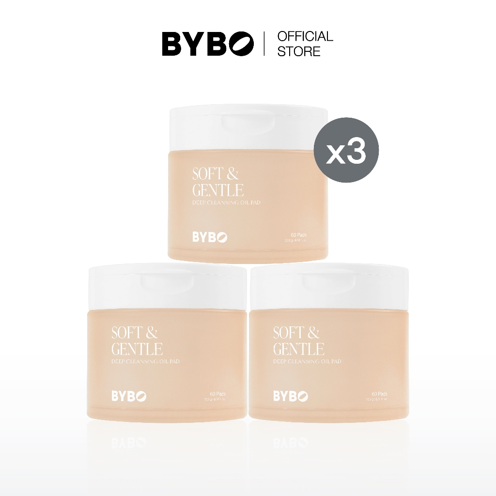 [TRIPLE SET] BYBO SOFT & GENTLE DEEP CLEANSING OIL PAD 200G