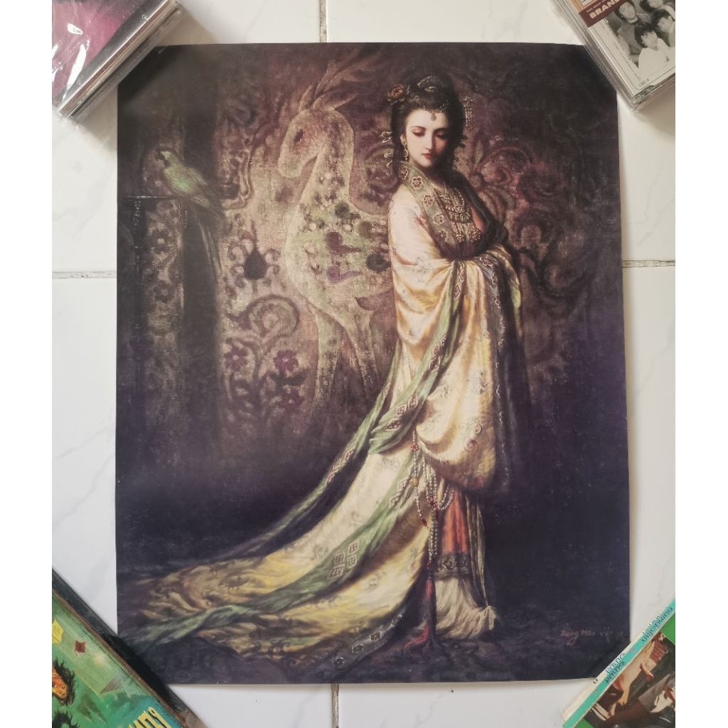 ภาพเจ้าหญิง​ราชวงศ์​จีน​โบราณ​ สวยงามมาก​ อัดจากฟิล์ม​ ขนาด​ 16x20​นิ้ว​