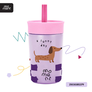 แก้วน้ำเด็ก กระบอกน้ำเด็ก 350ml สแตนเลส เก็บเย็น/ร้อน ลายการ์ตูนเต็มใบ พกพาสะดวก รุ่น Kid’s Little Buddy Moment
