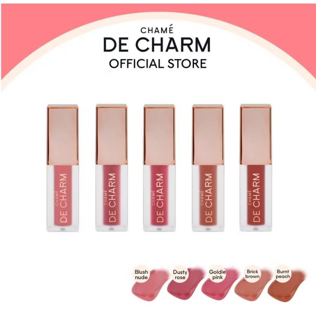 DE CHARM Everlasting SENSUAL Velvet Lip Color ลิปเวล เวท คัลเลอร์เนื้อบางเบา ติดทนยาวนานกว่า 3 ชม.