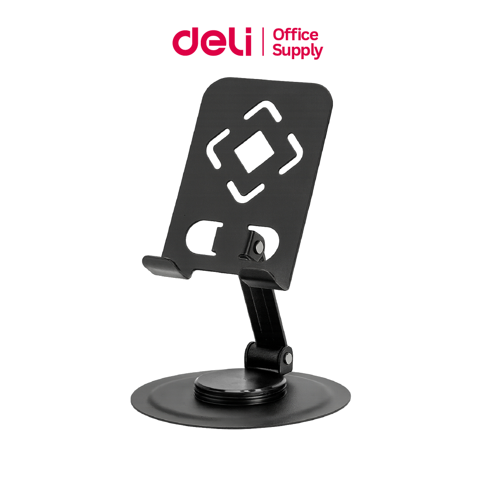 Deli ขาตั้งโทรศัพท์ แบบพับได้ หมุนได้360องศา ชาร์จระหว่างใช้ได้ แข็งแรง พกสะดวก Phone Stand
