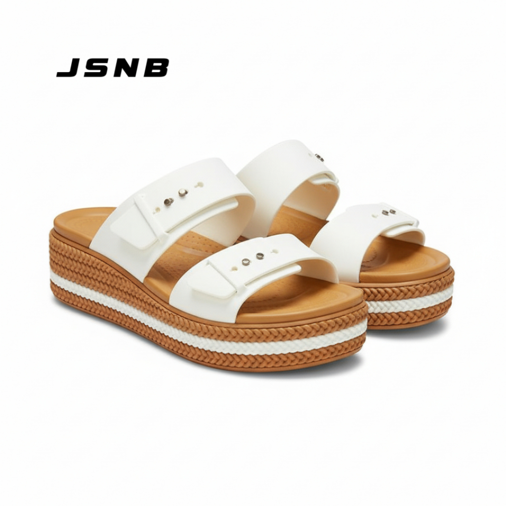 JSNB ส่งฟรี รองเท้าแตะแบบสวม พร้อมส่ง รองเท้าแตะเพื่อสุขภาพ รองเท้าเสริมส้น พื้นหนานุ่ม ใส่สบาย [LN2