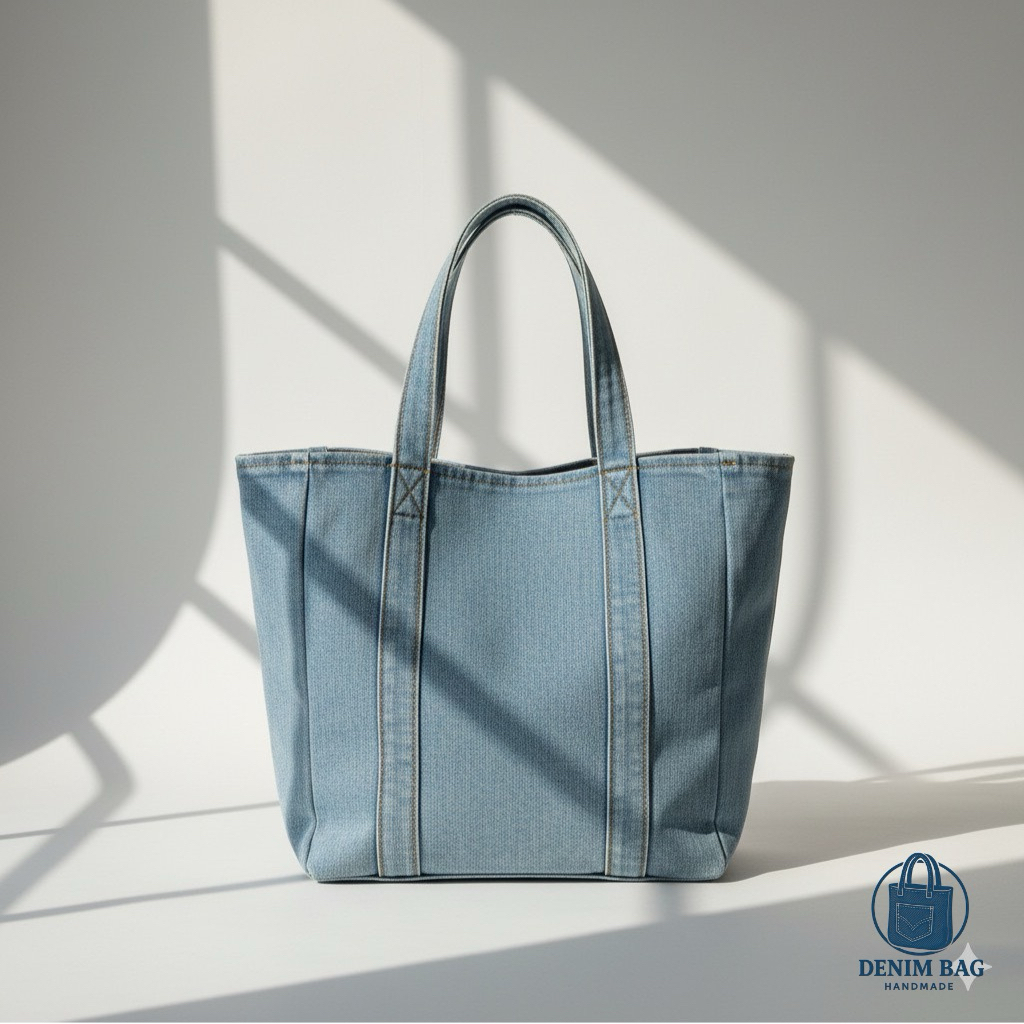 Denim Jeans Light Blue Bag