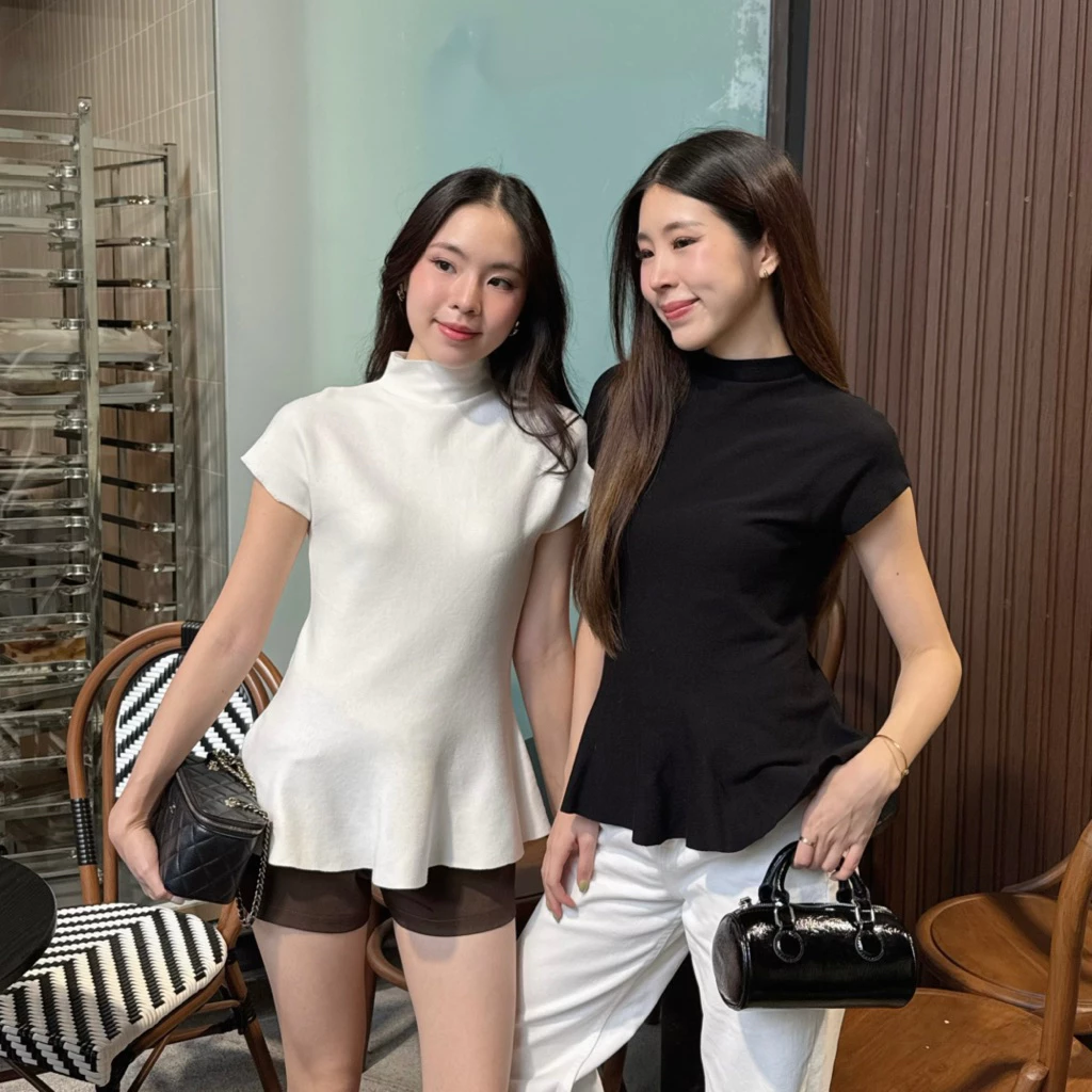 3pcs.basket Gentle Curve Top เสื้อ