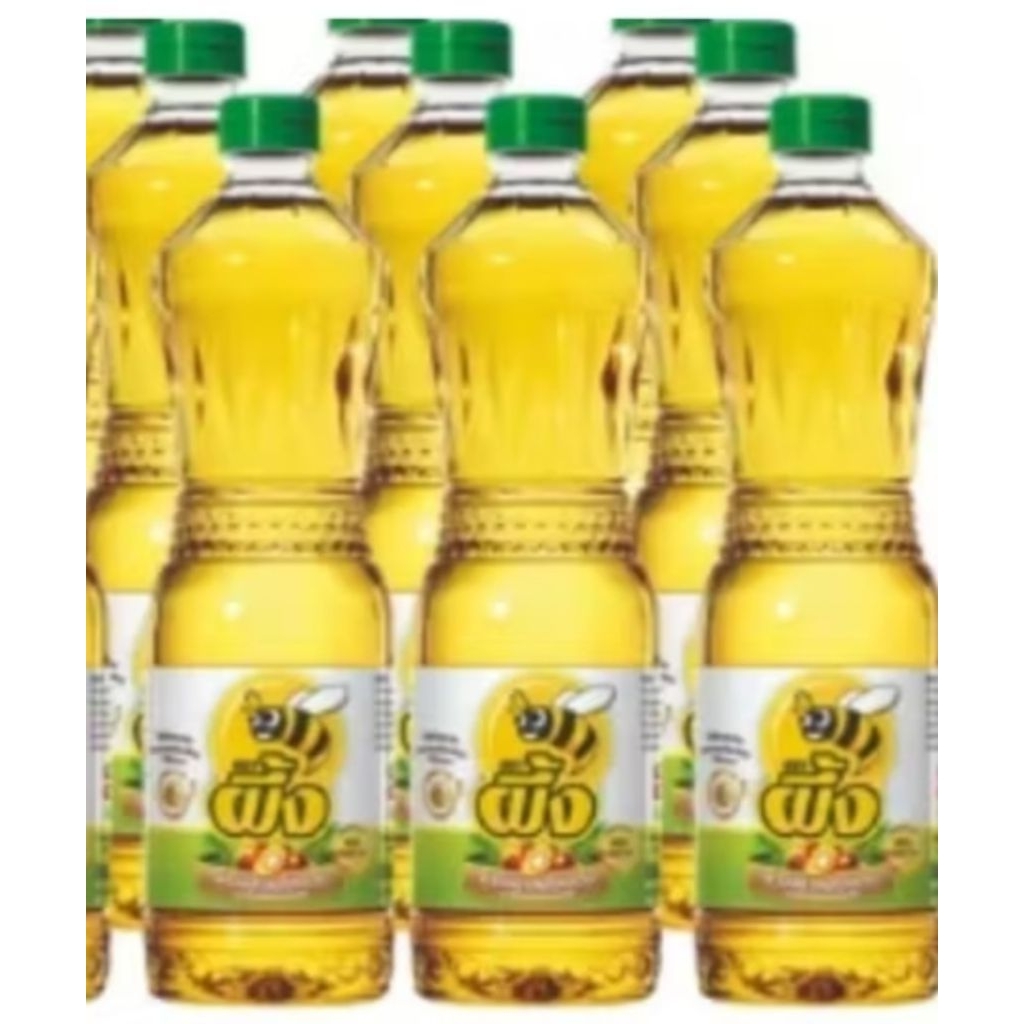 น้ำมันปาล์มตราผึ้ง คริสตัล พืชถุง ผึ้งถุงขนาด1ลิตร(ชุด4ขวด/5ขวด/3ขวด/2ขวด)