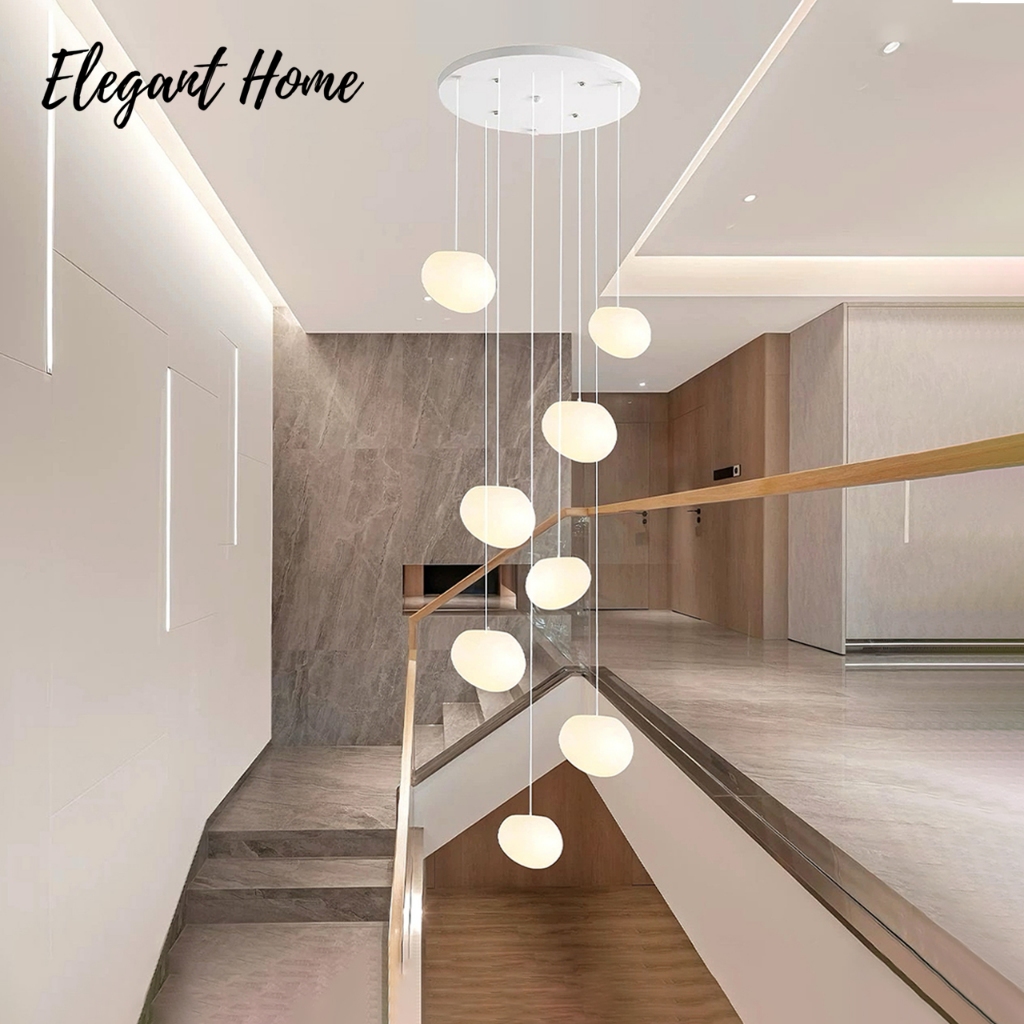 【Elegant Home】โคมไฟตกแต่ง โคมไฟระย้า โคมไฟแขวน โคมไฟบันได โคมไฟเพดาน สำหรับตกแต่งบ้านและร้านค้า
