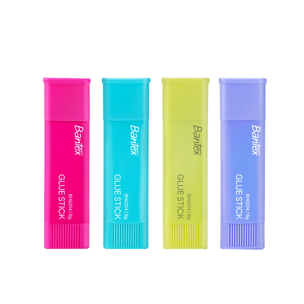 Bantex กาว กาวแท่ง 8/13/21 กรัม สุ่มสี เนื้อกาวติดง่ายสีใส พกพาง่าย ไม่เลอะมือ ใช้งานได้สะดวก Glue