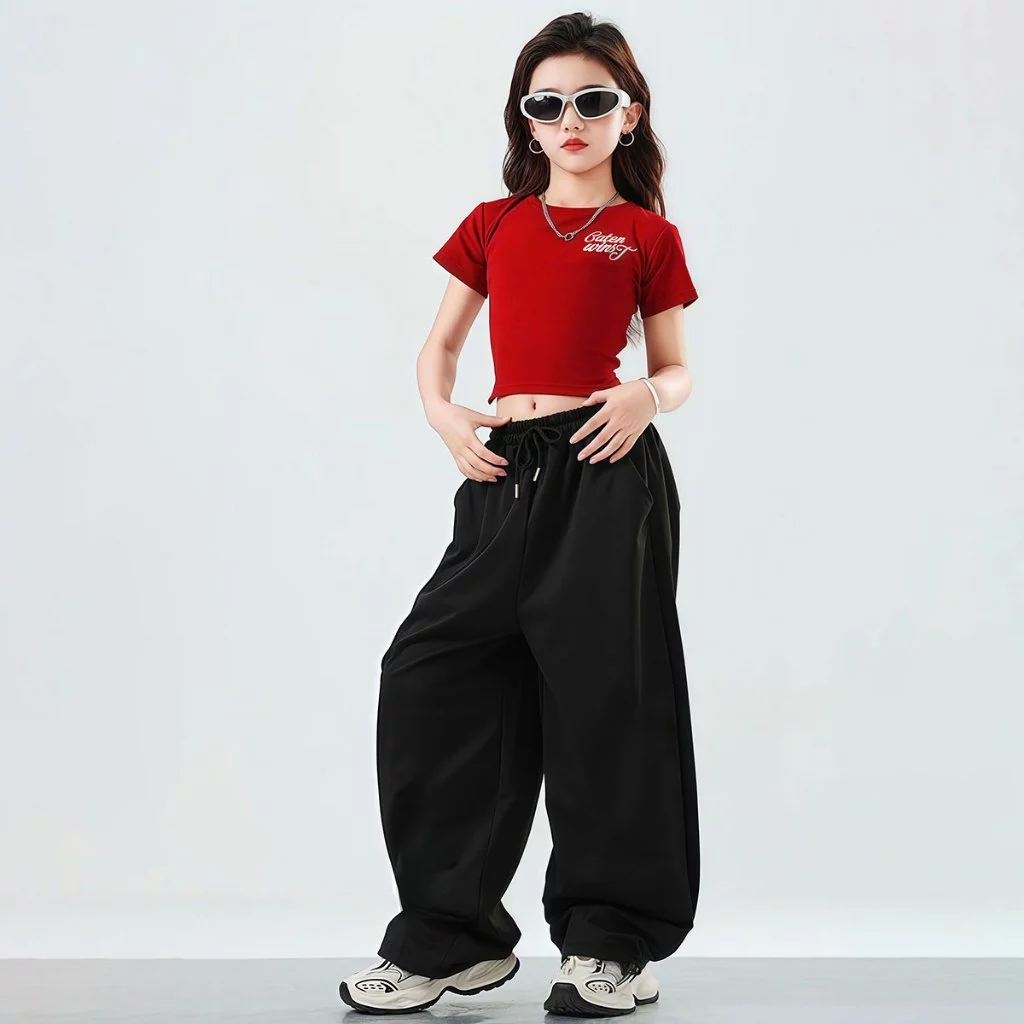 Beryl kids ชุดเซ็ทเด็กผู้หญิง ชุดเต้นแจ๊ส แฟชั่นสตรีทสไตล์เกาหลี thumbnail 6