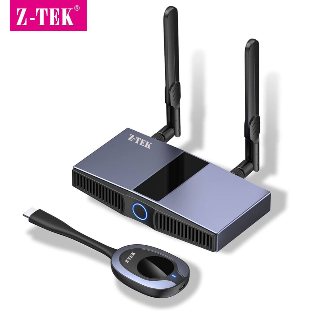 Z-tek ZY554 Wireless HDMI Transmitter and Receiver, Wireless HDMI Extender Kit, 1080P