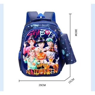 กระเป๋าเป้3D14นิ้ว กระเป๋าสะพายใส่กระดาษA4ได้ สินค้าในไทยพร้อมส่ง