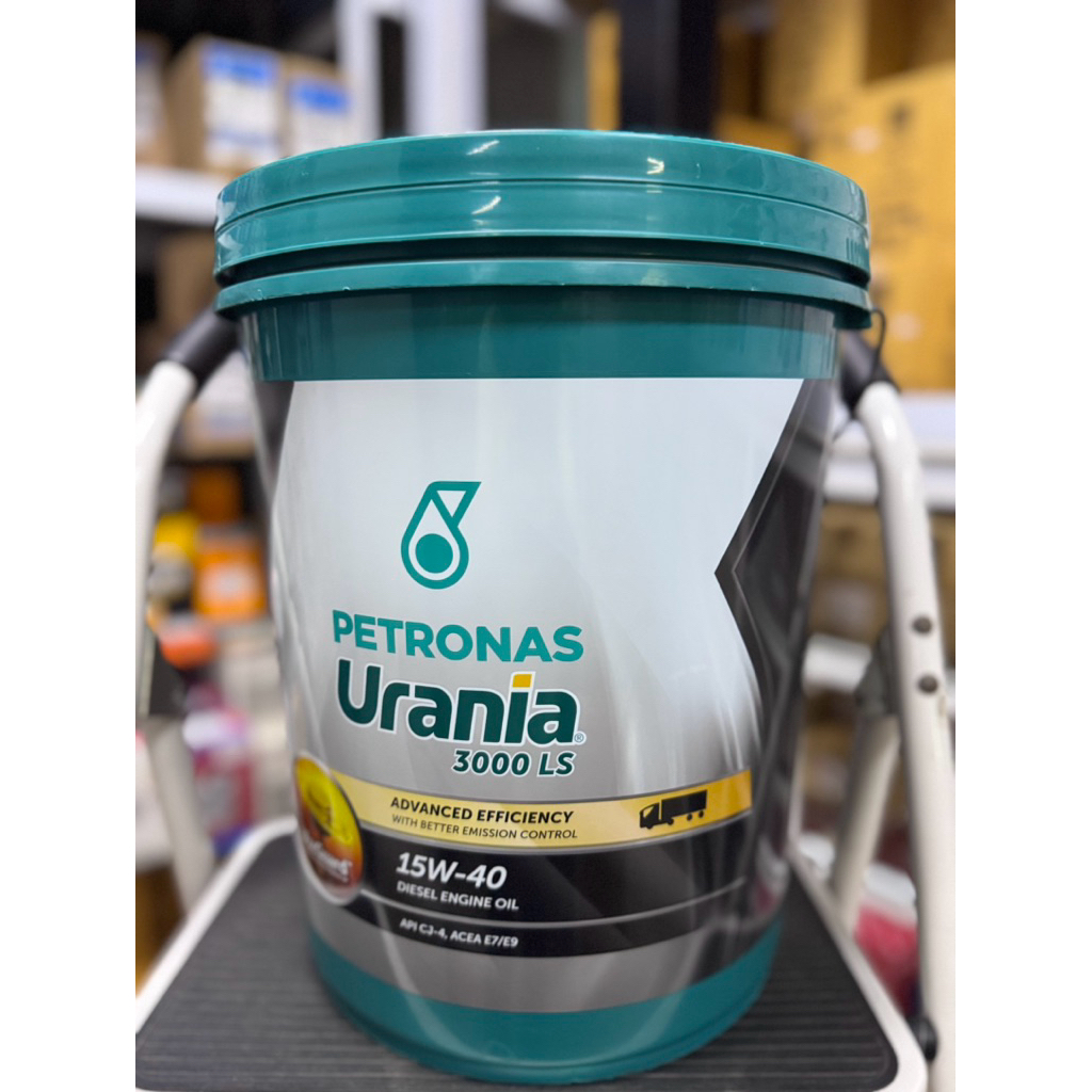 น้ำมันเครื่อง URANIA 3000 LS 15W-40 PETRONAS 18L  CJ-4