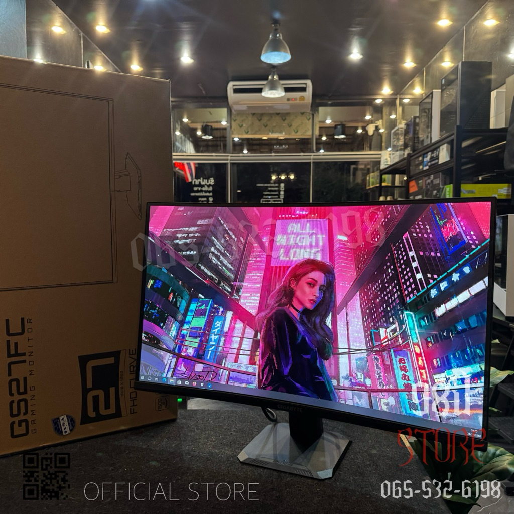 🖥️ จอมอนิเตอร์ Gigabyte GS27FC Gaming Monitor (VA 180Hz Curved) 🖥️