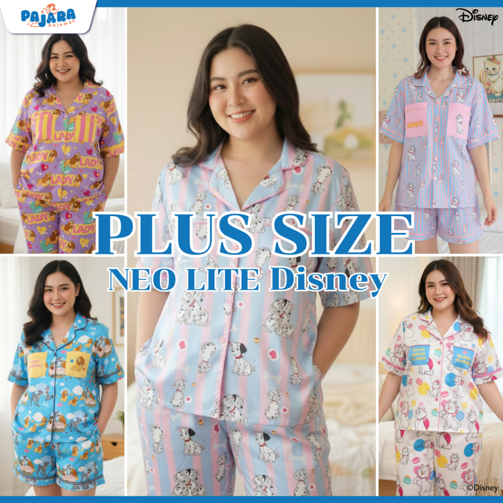 ชุดนอน Pajara Pajamas Disney (Neo-Lite) Collection : Disney's cutest Friends Forever (Plus Size)